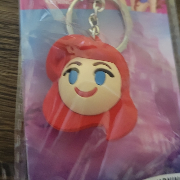 2/$10 Ariel 3D Keychain Little Mermaid Disney Princess NEW Bag Charm - Picture 2 of 6